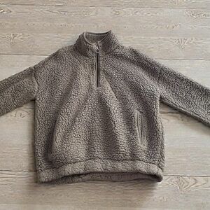 Thread & Supply Green Cozy Fluffy Sweater